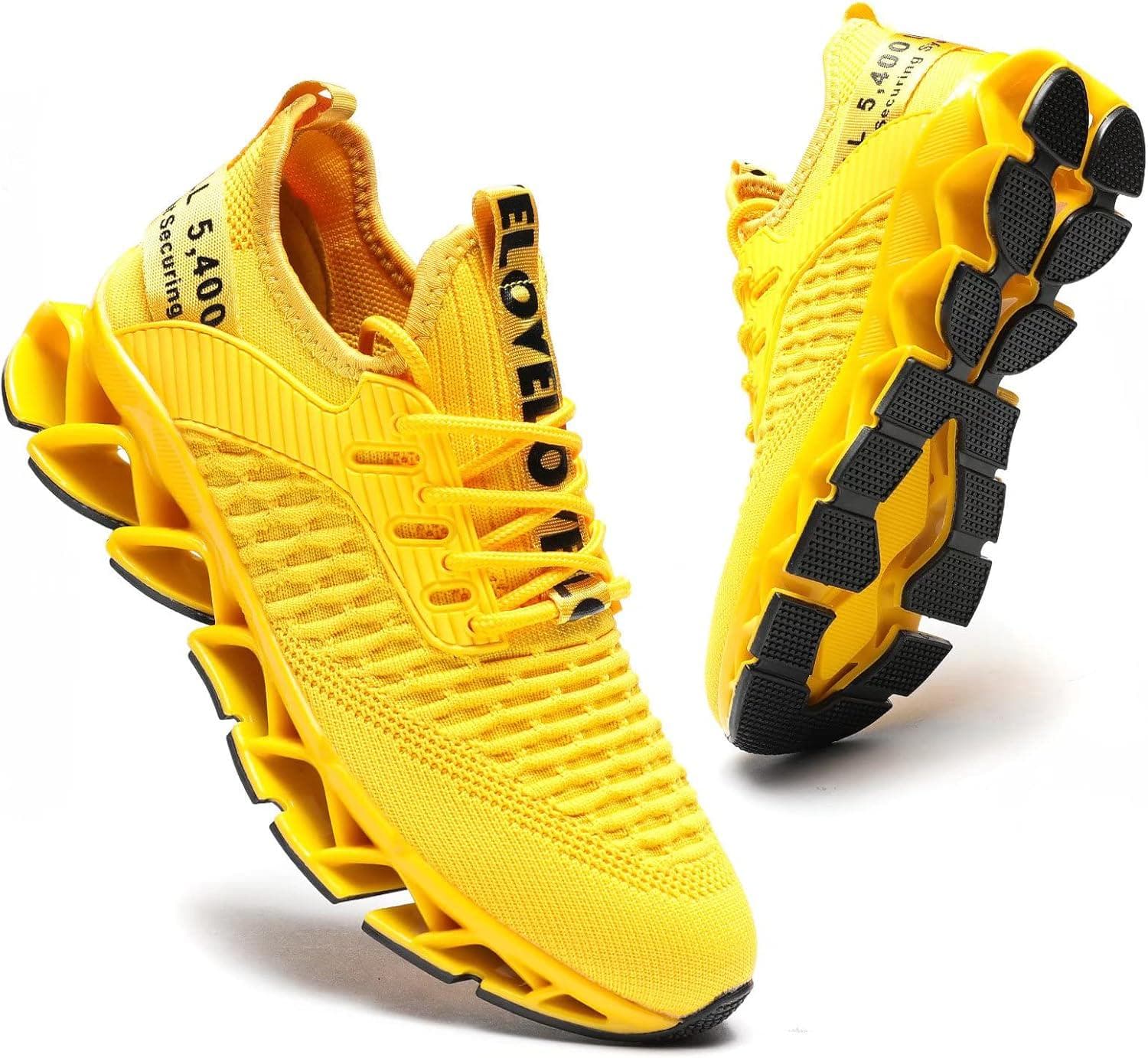 Men’s Running Shoes Blade Tennis Walking Fashion Sneakers Breathable Non Slip Gym Sports Work Trainers