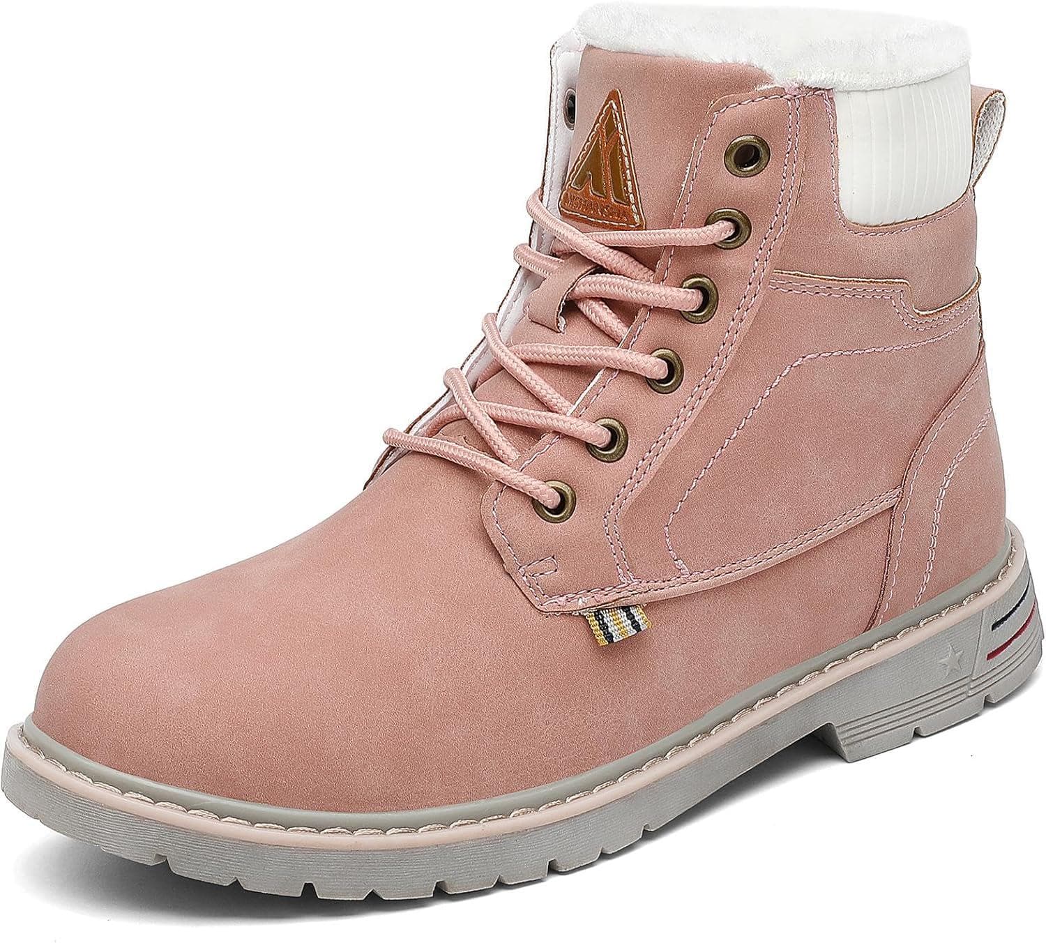Mishansha Winter Boots for Men Women Waterproof Snow Boots Warm Lined Non Slip Hiking Boot