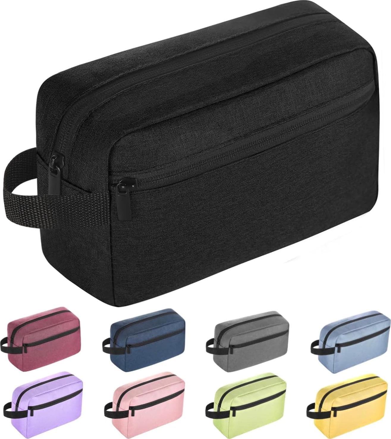 Travel Toiletry bag Toiletry bag for women men Hanging toiletry bag Cosmetic bag Travel accessories for Women Men (Black)